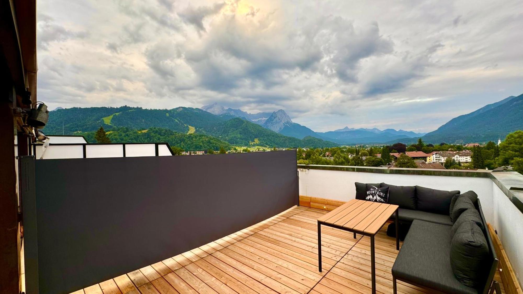 Apartamento Dachterrasse Panorama-Glueck II Garmisch-Partenkirchen Exterior foto